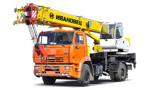 Автокран Ивановец 16т КС-35714К-3 на шасси КАМАЗ-53605 (4х2)