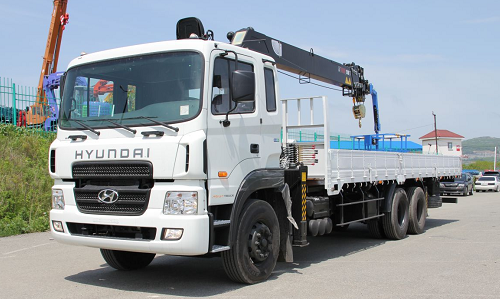 HYUNDAI HD-250 с КМУ HIAB 190T