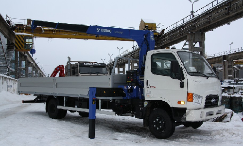 HYUNDAI HD-78 с КМУ TADANO Z364