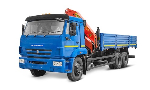 КАМАЗ-65117 с КМУ Рalfinger PK 23500A