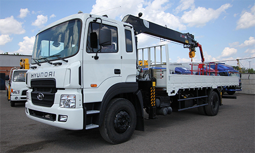 HYUNDAI HD-170 с КМУ HIAB 190T