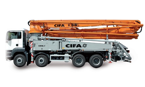 Автобетононасос CIFA K38L