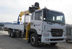 Hyundai hd 250 кран манипулятор
