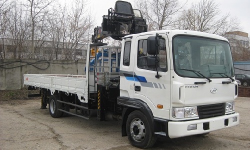 HYUNDAI HD-120 с КМУ HIAB 160T