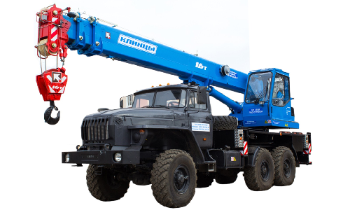 Автокран Клинцы 16т КС-45719-3К на шасси УРАЛ-5557 (6х4)