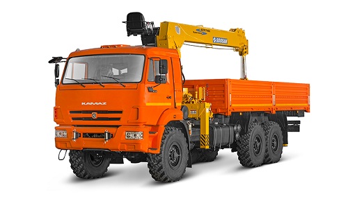 КАМАЗ-43118 с КМУ Soosan SCS 736